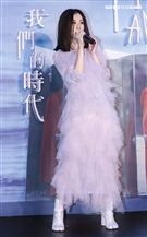 創作精靈歌手白安睽違四年再度發片，第三張全新專輯「1990s」將在12/14發行。（記者林士傑/攝影）