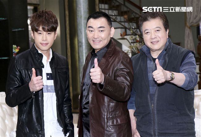 三立八點全新台劇「炮仔聲」主演徐亨、林在培、吳東諺。（記者林士傑/攝影）