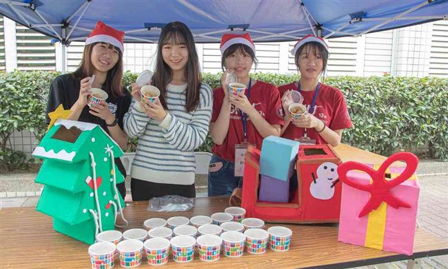冬至不冷　校園「愛心湯圓」熱情開張