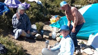 獨／母子違法紮營　還向山友討糧果腹