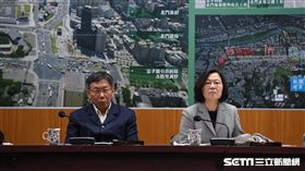 蔡英文,柯文哲,北門,蔡柯會 圖/記者邱榮吉攝影
