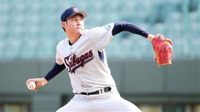 日本社會人投手山田義貴。（圖／中華職棒聯盟提供）