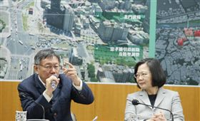 北門,蔡柯會,蔡英文,柯文哲 圖/記者邱榮吉攝影