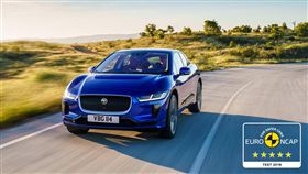 Jaguar I-PACE電動車撞擊測試5顆星。（圖／翻攝網站）