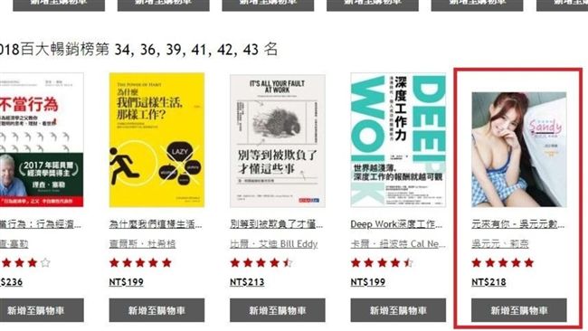 文青逛書榜驚見E奶寫真　結局超展開