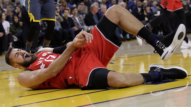 NBA／挨格林一掌　他得傷缺一個月
