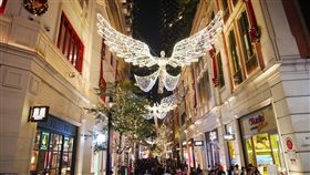 攝政街,香港,香港旅遊,聖誕節,利東街。（圖／記者馮珮汶攝）