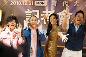 今年高雄跨年浩角翔起、Janet、艾力克斯挑大樑主持。（圖／翻攝自Janet Hsieh 謝怡芬臉書）