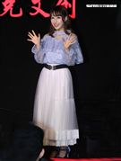 超人氣日本AV女優彩美旬果來台宣傳寫真集。（記者邱榮吉/攝影）