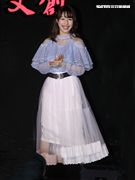 超人氣日本AV女優彩美旬果來台宣傳寫真集。（記者邱榮吉/攝影）