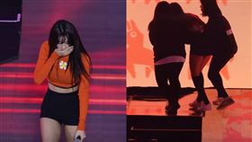 AOA雪炫舞台上「痛苦嘔吐」蒼白倒地　成員嚇壞扶她！（圖／YouTube）