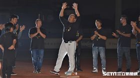 張泰山引退儀式。（圖／記者王怡翔攝影）