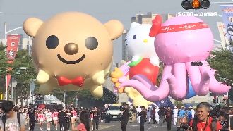 夢幻大氣球遊行！與卡通玩偶空中相見