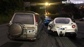 2顆腎都不夠賠！貨車連撞4台法拉利