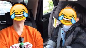 Ella轉頭驚見兩父子昏睡照，直喊：「孩子不能偷生」。（圖／翻攝自臉書）