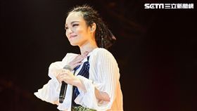 徐佳瑩演唱高雄版《病人》太過激動，突然一陣癱軟，得靠人攙扶下台。（圖／亞神音樂提供）