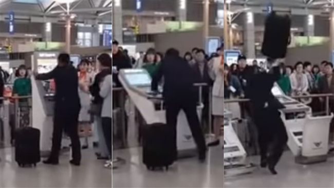 歐巴「錯失班機」！狠砸智障報到機