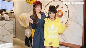 解婕翎手搖飲店「J0Ly」開張，亮麗的人氣表妹陸子玄（右）也到場拉抬聲勢。（圖／資料照）