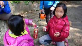 幼童，登山，失聯，搜救人員，揹下山。新竹縣政府消防局提供