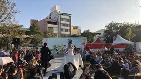 花博葫蘆墩婚紗秀(台中市政府提供)