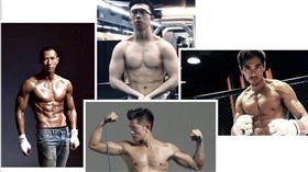 孫安佐、郭富城、彭于晏、張家輝。（圖／翻攝自YouTube、微博）