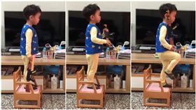 尿布儀隊,操槍,外公,姪子,儀隊交接(圖/翻攝自爆廢公社)