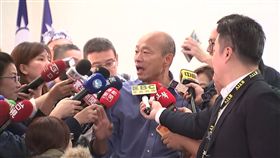 準高雄市長韓國瑜今（18日）以國民黨高雄市黨部主委身分前往市黨部開會，三立新聞