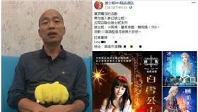 韓國瑜的「迪士尼」恐跳票 但「迪士妮」先來了！（翻攝自臉書）