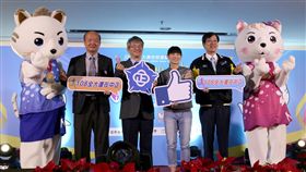 ▲戴資穎為全大運站台。（圖／中正大學提供）