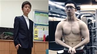 孫安佐狂操肌！「前後對比」驚人曝光