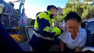 通緝犯肇逃撞警嗆聲　追逐戰畫面曝光