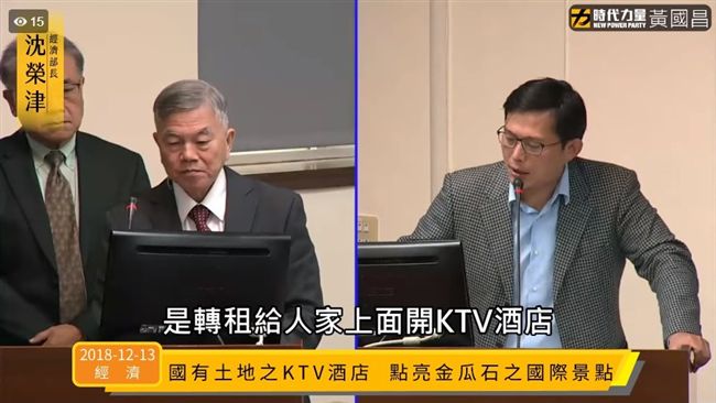 超扯！黃國昌揭國有土地變KTV酒店