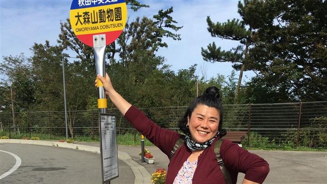 美秀姐嘗試挑戰秋田30公斤竿燈！