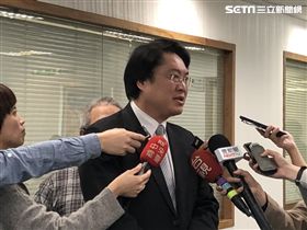 ▲民進黨代理主席林右昌。（圖／記者陳冠穎攝）