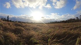 元旦墾丁龍磐草原  迎曙光（2）台灣只有墾丁龍磐草原可以看到環太平洋的第一道曙光。圖為去年龍磐公園迎曙光。（屏東縣政府提供）中央社記者郭芷瑄傳真  107年12月13日