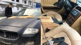 浙江,瑪莎拉蒂,跑車,偷竊,改裝（圖／翻攝自現代金報）