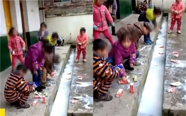偏鄉小學好浪費　天冷不喝牛奶全倒掉