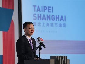 雙城論壇登場　周波致詞