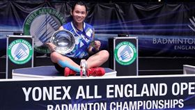 戴資穎在全英公開賽女單完成2連霸。（圖／翻攝自BWF官網）