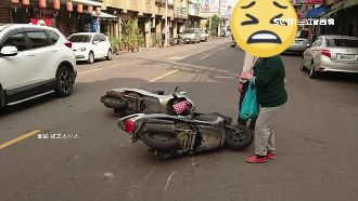 嬤出車禍　淡定求助警「幫我找手指」