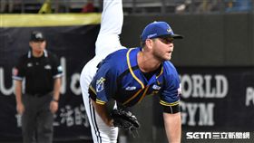 中信兄弟艾迪頓。（圖／記者王怡翔攝）