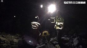 農用車,溪谷,翻落,台中,翻攝畫面