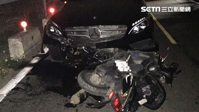 賓士男撞無人機車　揭騎士驚悚死因！