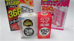 網拍防蟲劑　高市環保局：無許可證不得販售高雄市政府環境保護局8日指出，民眾出國或上網購買的熱門防蚊商品，因商品未取得環境用藥許可字號，限供自用，不得販售，若民眾逕自上網宣傳拍賣，將會依「環境用藥管理法」規定裁罰新台幣6萬到30萬以下罰鍰。（環保局提供）中央社記者王淑芬傳真　107年5月8日