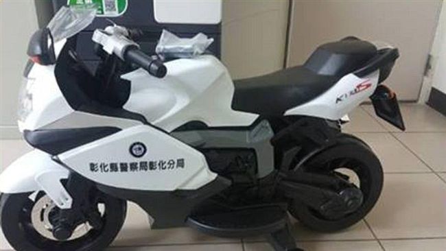 彰化分局送電動小哈雷　家長們瘋搶！