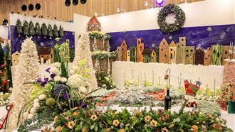 花博迎聖誕　花舞館辦聖誕花藝設計賽