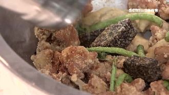 鹹酥雞搭8配料　水果丁配蔬菜清爽吃