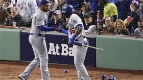 坎普（左）與普伊格一起被交易到紅人。（圖／美聯社／達志影像）