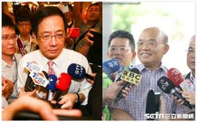 管中閔、蘇貞昌 （圖／中央社、蘇辦提供）