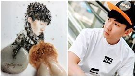 果醬畫、用湯圓畫林俊傑／果醬畫達人翁逸庭授權、林俊杰臉書